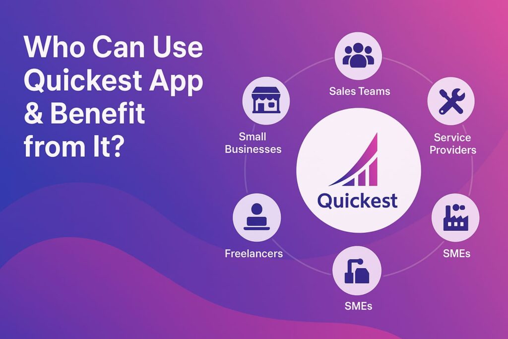 Who Can Use Quickest App and Benefit from It?